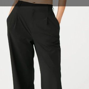 Alo High-Waist Pursuit Trousers in Black XS (2-4)